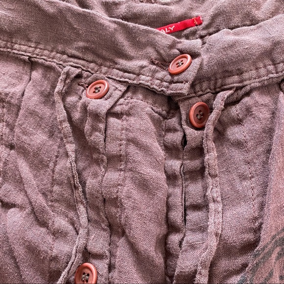 Ra-Re (Rag Recycle Italy) linen harem pants sz 26 - Picture 4 of 8